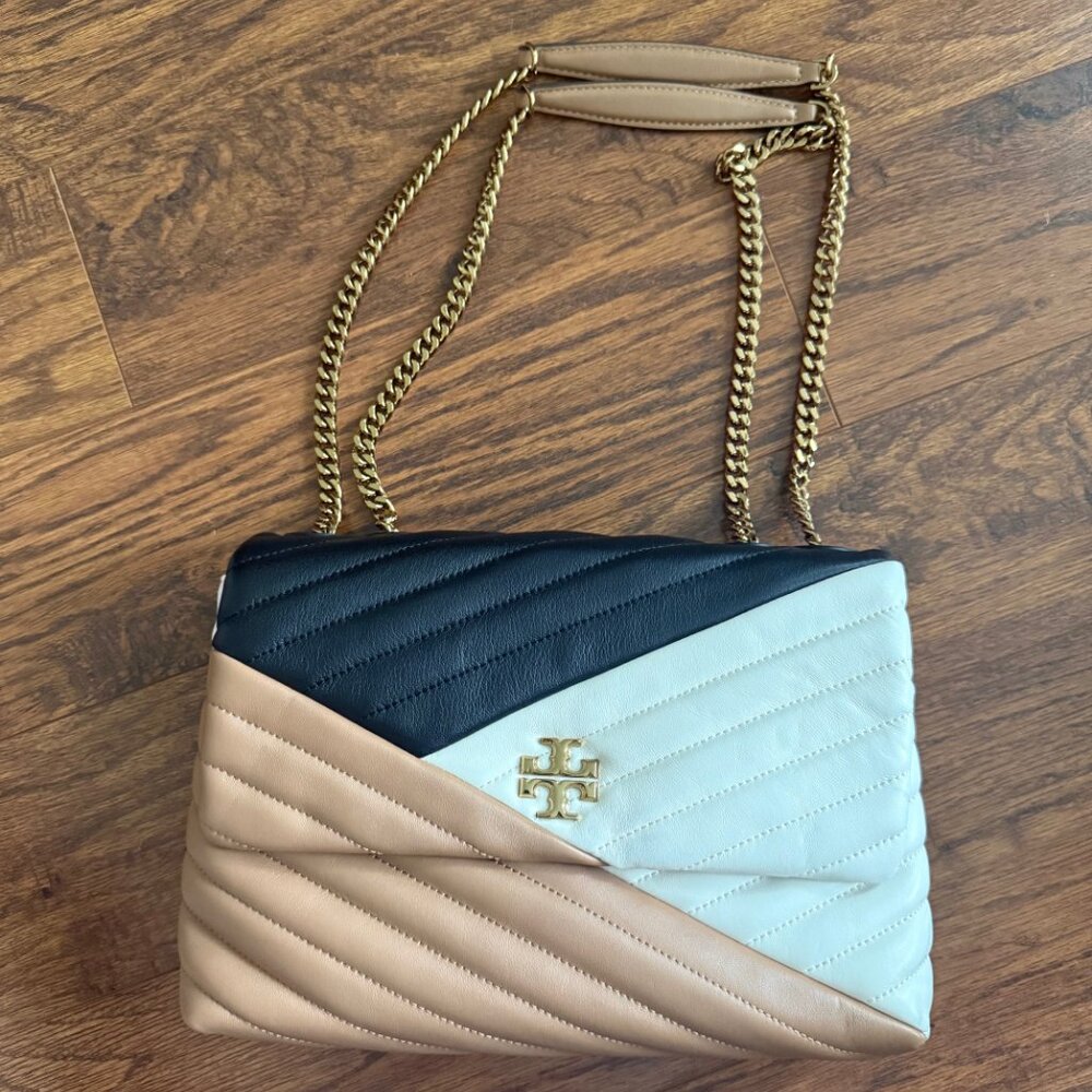 Tory Burch Women's Kira Chevron Convertible Shoulder Bag Colorblock